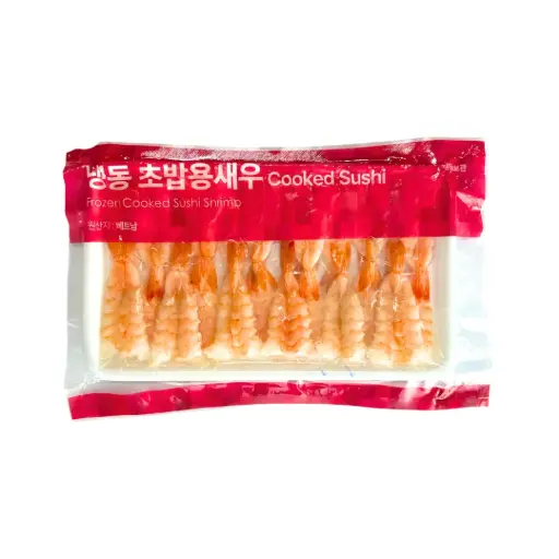 FROZEN RAW SHRIMP FOR SUSHI (VANNAMEI) - 4L 250g                                                         روبيان نيء مجمد للسوشي (فانامي) - 4 لتر 250 جرام × 20 قطعة