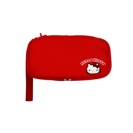 SANRIO HELLO KITTY ACCESSORIES POUCH AND CASE حقيبة وحافظة إكسسوارات سانريو هالو كيتي