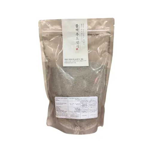HONEST COUPLE BLACK FOOD GRAIN POWDER 500G  مسحوق حبوب الطعام الأسود من هونست كوبل، 500 غرام