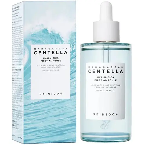 SKIN1004 MADAGASCAR CENTELLA HYALU CICA FIRST AMPOULE 100ML أمبولة سكين 1004 مدغشقر سنتيلا هيالو سيكا الأولى 100 مل