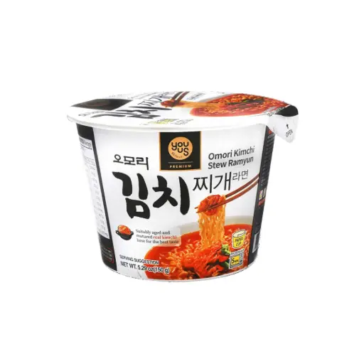 OMORI KIMCHI JJIGAE NOODLE 150G   نودلز أوموري كيمتشي جيغاي 150 جرام