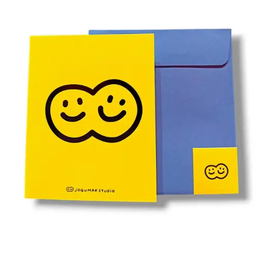JOGUMAN POSTCARD SET SMILE مجموعة بطاقات بريدية من جوغومان سمايل
