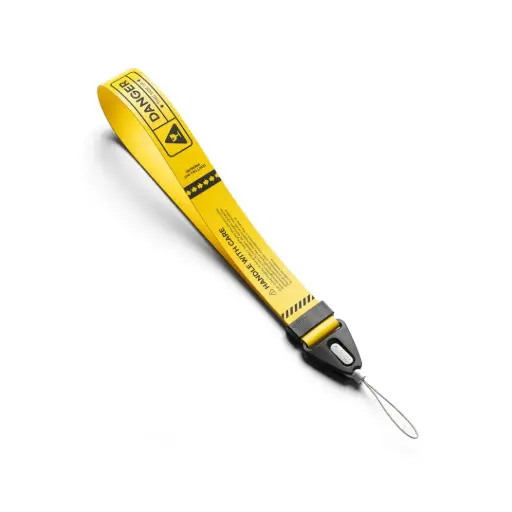 RINGKE DESIGN HAND STRAP- DANGER YELLOW حزام يد بتصميم رينجكي - أصفر خطير