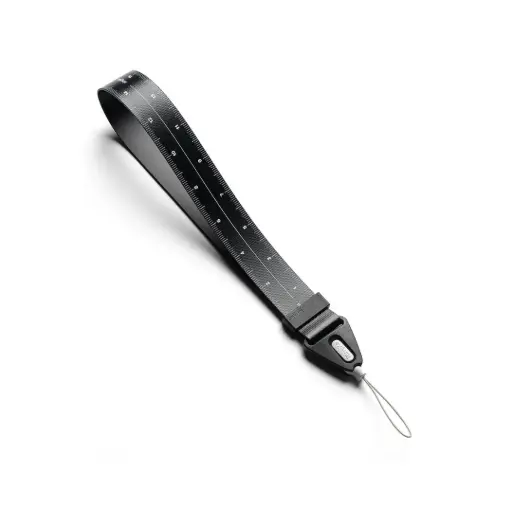 RINGKE DESIGN HAND STRAP- RULER BLACK    حزام يد بتصميم رينجكي - مسطرة سوداء