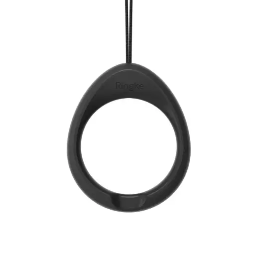 RINGKE FINGER RING STRAP- BLACK(2P) حزام خاتم الإصبع رينجكي - أسود (قطعتان)