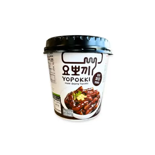 YOPOKKI HALAL JJAJANG  CUP 120G  كوب يوبوكي حلال ججاجانج 120 جرام