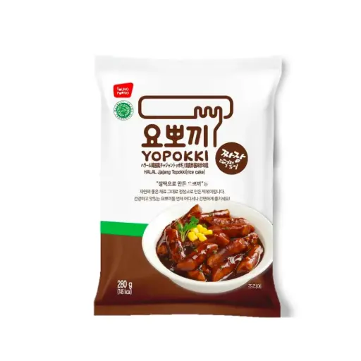 YOPOKKI HALAL JJAJANG POUCH 240G    كوب يوبوكي حلال ججاجانج 120 جرام   
