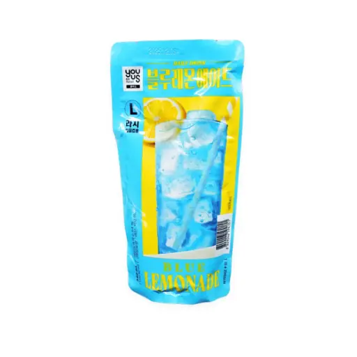 YOUUS BLUE LEMON ADE 340ML عصير ليمون أزرق من YOUS 340 مل