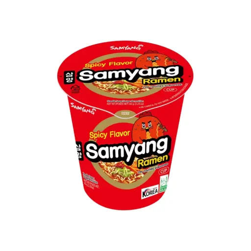 SAMYANG RAMEN SPICY CUP 65G ساميانغ رامين سبايسي كوب 65 جرام