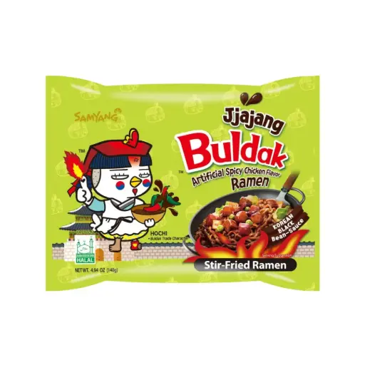 HOT CHICKEN JJAJANG 140G دجاج حار ججاجانج 140 جرام 