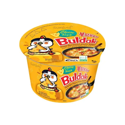 HOT CHICKEN CHEESE BIG BOWL 105G دجاج حار بالجبنة وعاء كبير 105 جرام