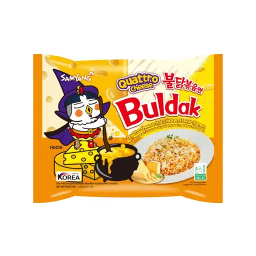 HOT CHICKEN QUATTRO CHEESE 145G دجاج حار بالجبنة كواترو 145 جرام