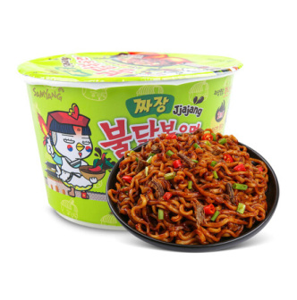 HOT CHICKEN JAJANG BIG BOWL 105G دجاج حار جاجانج وعاء كبير 105 جرام