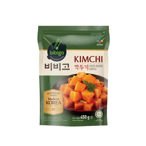 CHONGGAK PICKLED DICED RADISH KIMCHI 450G فجل تشونغاك مخلل مقطع 450 جرام
