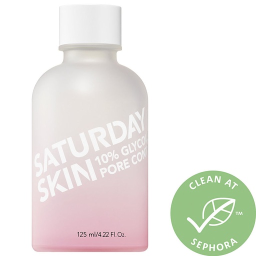 SATURDAY SKIN GLYCOLIC ACID PORE CLARIFYING TONER 120ML تونر منظف للمسام بحمض الجليكوليك من ساترداي سكين، 120 مل