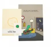 JOGUMAN LETTER PAPER SET YELLOW مجموعة ورق رسائل جوغومان باللون الأصفر