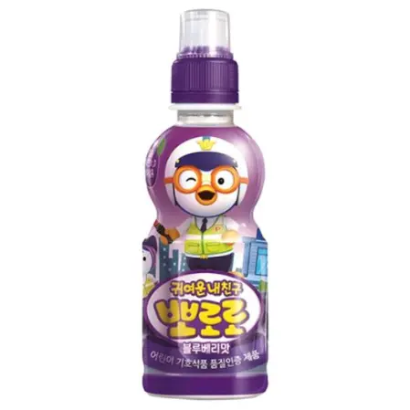 PORORO DRINK- BLUEBERRY 235ML مشروب بورورو - توت أزرق 235 مل