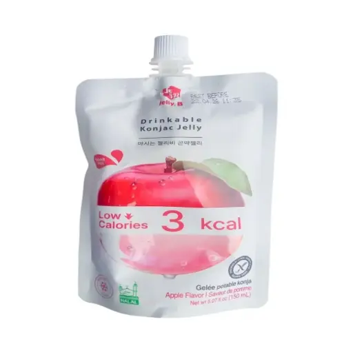 DRINKABLE KONJAC JELLY APPLE 150ML مشروب جيلي كونجاك بنكهة التفاح ١٥٠ مل