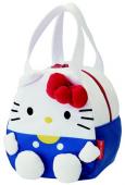 SANRIO HELLO KITTY SUEDE DOT LUNCH BAG حقيبة غداء هالو كيتي من الجلد المدبوغ المنقطة