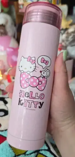 SANRIO APPLIQUE DOUBLE LAYERED TUMBLER 300ML كوب سانريو مزدوج الطبقات مزين بأبليك، سعة 300 مل