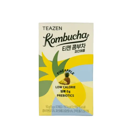 TEAZEN KOMBUCHA PINEAPPLE 50G تيزان كومبوتشا أناناس 50 جرام
