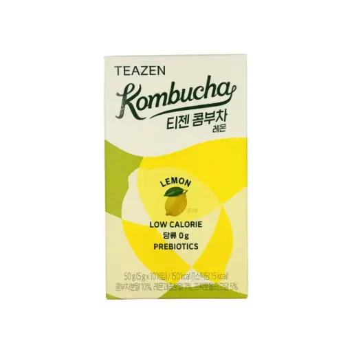 TEAZEN KOMBUCHA LEMON 50G تيزان كومبوتشا ليمون 50 جرام