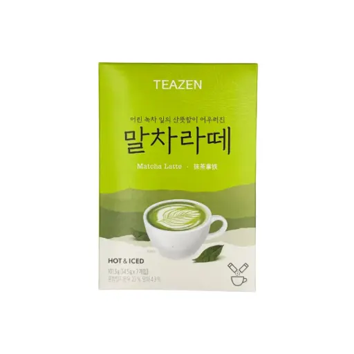 TEAZEN MATCHA LATTE 101.5G تيزان ماتشا لاتيه 101.5 جرام