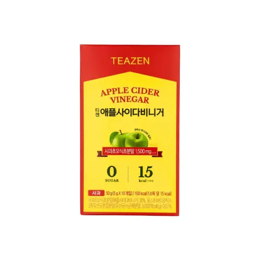 TEAZEN APPLE CIDER VINEGAR 50G خل التفاح تيزان 50 جرام