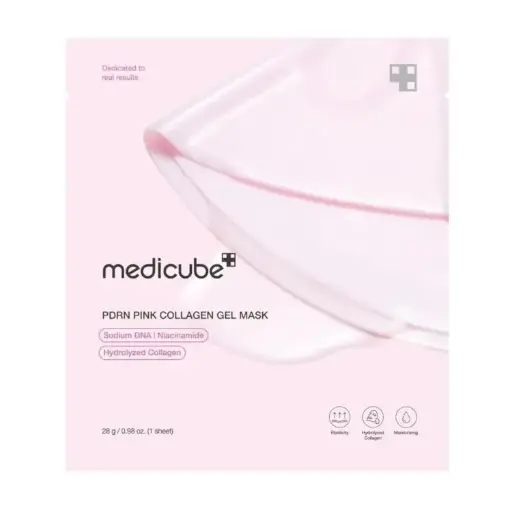 MEDICUBE PDRN PINK COLLAGEN GEL MASK(SACHET) قناع جل الكولاجين الوردي من ميديكيوب PDRN (كيس)