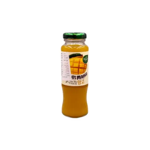 NATURE'S MANGO JUICE BTL 180ML عصير مانجو طبيعي، زجاجة 180 مل