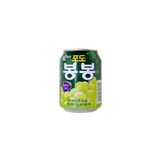 HAITAI GRAPE BONG BONG JUICE 238ML CAN عصير عنب بونج بونج هايتاي علبة 238 مل