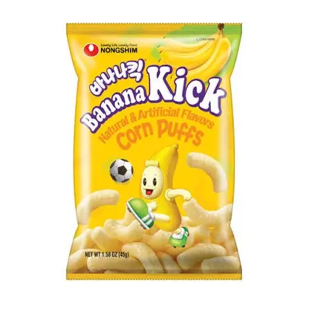 NONGSHIM BANANA KICK 45G نونغشيم بانانا كيك 45 غرام