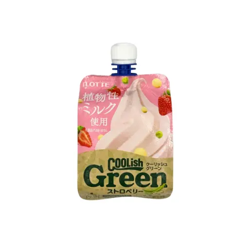 LOTTE COOLISH GREEN STRAWBERRY 135ML لوت كوليش جرين فراولة 135 مل