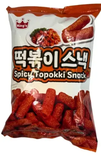 SPICY TOPOKKI SNACK 160G وجبة خفيفة من توبوكي حارة 160 غرام
