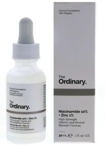 THE ORDINARY NIACINAMIDE 10% + Zinc 1% Serum 30ml سيروم ذا أورديناري نياسيناميد 10% + زنك 1%، 30 مل 