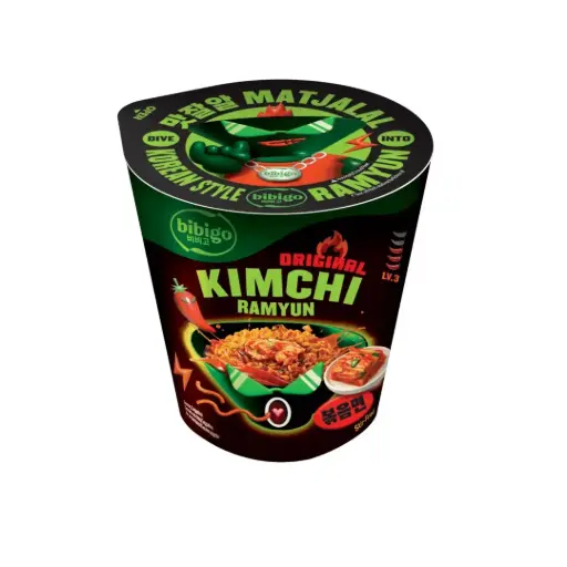 CJ BIBIGO CUP NOODLE (ORIGINAL KIMCH) 98G نودلز بيبجو كوب (كيمتش أصلي) 98 غرام