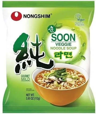NONGSHIM SHIN SOON RAMYUN NOODLE 112G  نودلز راميون نونغشيم شين سون 112 غرام