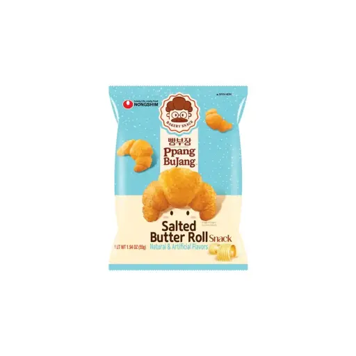 PPANG BUJANG SALTED BUTTER  ROLL 55G بي بانج بوجانج رول الزبدة المملحة 55 جرام
