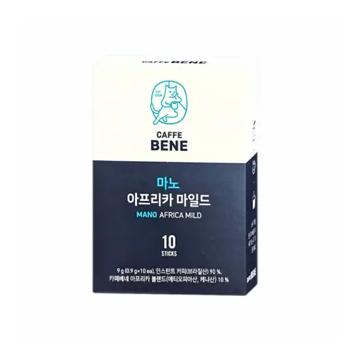 CAFFE BENE MANO AFRICA MILD 10T STICKS                                                  قهوة بيني مانو أفريكا خفيفة 10 أعواد
