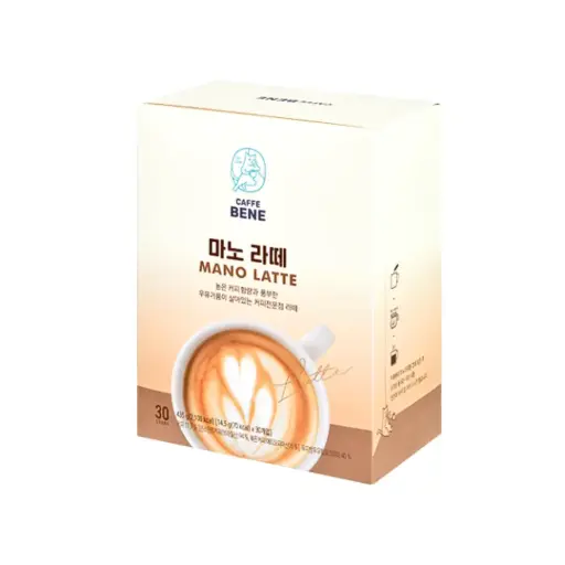 CAFFE BENE MANO LATTE 30 STICKS                          قهوة بيني مانو لاتيه 30 ظرف