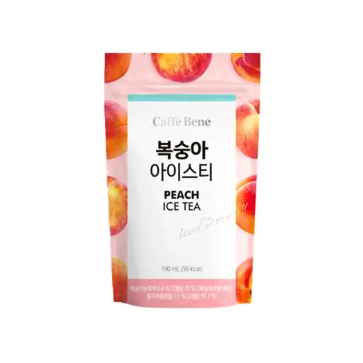 CAFFE BENE PEACH ICED TEA 190ML                        شاي مثلج بنكهة الخوخ من كافيه بيني 190 مل