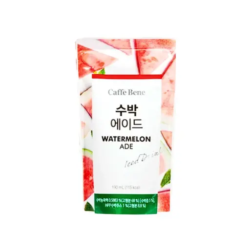 CAFFE BENE WATERMELON ADE 190G                       كافيه بيني بطيخ ادي 190 جرام