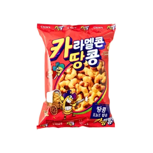 CARAMEL CORN & PEANUT 72G                          كراميل الذرة والفول السوداني 72 جرام