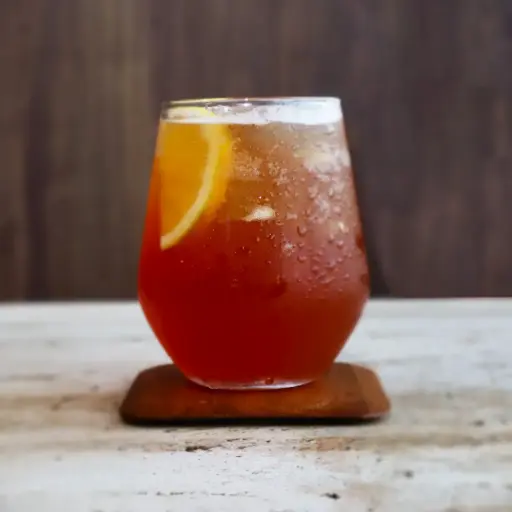 COLD - ICED TEA (PASSION TEA)                                   شاي مثلج بارد (فاكهة العاطفة)