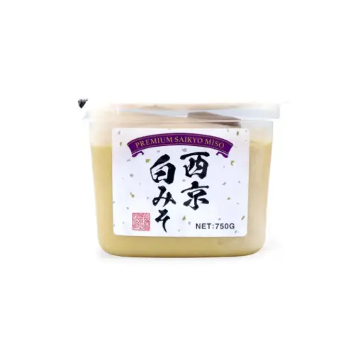 SOYBEAN PASTE NAKAMO/SAIKYO WHITE MISO PB 20 750G  معجون فول الصويا ناكامو/سايكو وايت ميسو PB 20 750 جم        