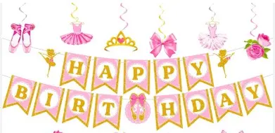 BALLERINA PARTY SET  مجموعة حفلة راقصة الباليه