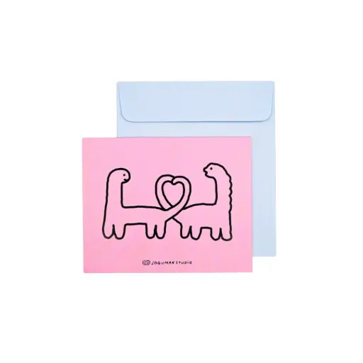JOGUMAN POSTCARD SET LOVE مجموعة بطاقات بريدية من جوغومان بعنوان الحب