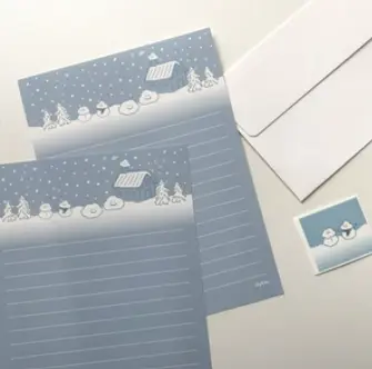 SKYFOLIO WINTER LETTER SET مجموعة أحرف سكاي فوليو الشتوية